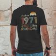 51St Birthday Vintage 1971 Mens Back Print T-shirt Funny Gifts