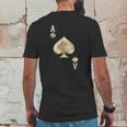 Ace Of Spades Mens Back Print T-shirt Funny Gifts