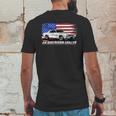 Aggressive Thread 1969 Camaro American Flag Mens Back Print T-shirt Funny Gifts