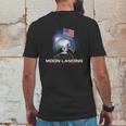 American Flag Snoopy Moon Landing 50 Year Anniversary Shirt Mens Back Print T-shirt Funny Gifts