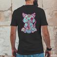 Anime Aesthetic Pastel Goth Ramen Noodle Cat Gifts Mens Back Print T-shirt Funny Gifts