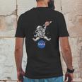 Astronaut Basketball Nasa Mens Back Print T-shirt Funny Gifts