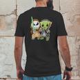 Baby Yoda And Jack Skellington Mens Back Print T-shirt Funny Gifts