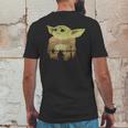 Baby Yoda Sunset Shirt Mens Back Print T-shirt Funny Gifts