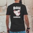 Bah Humbug Sheep Santa Hat T-Shirt Mens Back Print T-shirt Funny Gifts