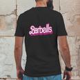 Barbell Barbie Mens Back Print T-shirt Funny Gifts