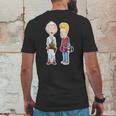 Beavis And Butt-Head Do Back To The Future Mens Back Print T-shirt Funny Gifts