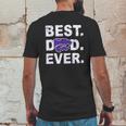 Best Dad Ever Kansas State Wildcats Father S Day Mens Back Print T-shirt Funny Gifts