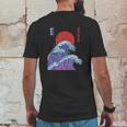 Big Wave Aesthetic 80S Mens Back Print T-shirt Funny Gifts