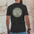 Bionic Knee Replacement Surgery T-Shirt Muscle Joint Mens Back Print T-shirt Funny Gifts