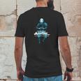 Blue Monochromatic Aang The Last Airbender Mens Back Print T-shirt Funny Gifts