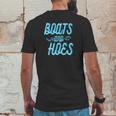 Boats And Hoes Funny Fashion Mens Back Print T-shirt Funny Gifts