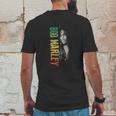 Bob Marley Marley Smile Gardient Mens Back Print T-shirt Funny Gifts