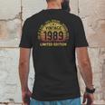 Born In 1989 Vintage 32Nd Birthday Gift Turning 32 Years Old Mens Back Print T-shirt Funny Gifts