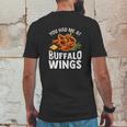 Buffalo Wings Game Day Snack Mens Back Print T-shirt Funny Gifts