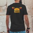 Burger Lifting Fries Funny Food Snatch Squat Barbell Weight Mens Back Print T-shirt Funny Gifts