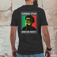 Burnings Spear Green And Red Mens Back Print T-shirt Funny Gifts