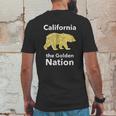 California Golden Nation Mens Back Print T-shirt Funny Gifts