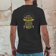 Chaplain Appreciation Miracle Worker Mens Back Print T-shirt Funny Gifts