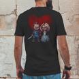 Chucky Love Tiffany Horror Lover Shirt Mens Back Print T-shirt Funny Gifts