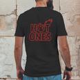 Classic Hot Ones Text Art Mens Back Print T-shirt Funny Gifts