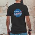 Clique Clothing Nasa Never A Straight Answer Mens Back Print T-shirt Funny Gifts