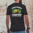 Coed Naked Camping Pitch A Tent And Rough It Cool Camping Mens Back Print T-shirt Funny Gifts