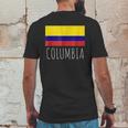 Columbia Flag Proud Mens Back Print T-shirt Funny Gifts