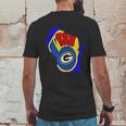 Cool Packers Brewers Badgers Mens Back Print T-shirt Funny Gifts