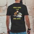 Curious George My Spirit Animal Eating Cake Mens Back Print T-shirt Funny Gifts