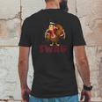 Cute Thanksgiving Turkey Swag Mens Back Print T-shirt Funny Gifts