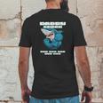 Daddy Shark Doo Doo Fathers Day Funny Gift Mens Back Print T-shirt Funny Gifts