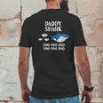 Daddy Shark Doo Doo Gift Mens Back Print T-shirt Funny Gifts