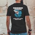 Daddy Shark Strength Mens Back Print T-shirt Funny Gifts