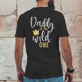 Daddy Of The Wild One Dad Birthday Gifts Mens Back Print T-shirt Funny Gifts