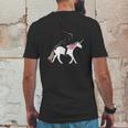 Darth Vader Is Riding The Unicorn Mens Back Print T-shirt Funny Gifts