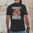 Disney Mens Beauty And The Beast Current Mood Graphic Mens Back Print T-shirt Funny Gifts