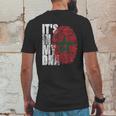 It Is In My Dna Moroccan African Gifts Moorish Morocco Flag Mens Back Print T-shirt Funny Gifts