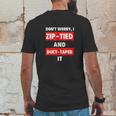 Dont Worry I Zip-Tied And Duct-Taped It - Funny Racecar Automotive Mens Back Print T-shirt Funny Gifts