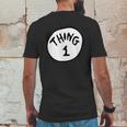 Dr Seuss Thing 1 Mens Back Print T-shirt Funny Gifts