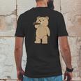 Drinking Ted Mens Back Print T-shirt Funny Gifts