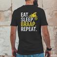 Eat Sleep Braap Repeat Mens Back Print T-shirt Funny Gifts