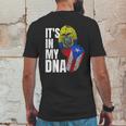 Ecuadorian And Puerto Rican Dna Mix Flag Heritage Gift Mens Back Print T-shirt Funny Gifts