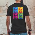 Edgar Allan Poe Gift Literary Gothic Pop Art Colors Mens Back Print T-shirt Funny Gifts