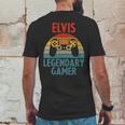 Elvis Gift Name Personalized Funny Gaming Geek Birthday Mens Back Print T-shirt Funny Gifts