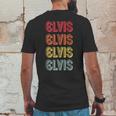 Elvis Name Personalized Funny Retro Vintage Birthday Mens Back Print T-shirt Funny Gifts