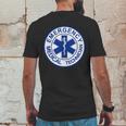 Emt Emergency Medical Technician Logo Mens Back Print T-shirt Funny Gifts