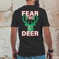 Fear The Deer Basketball Playoffs Graphic Design Printed Casual Daily Basic Mens Back Print T-shirt Funny Gifts