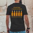 Fighting Virus One Bottle At A Time Mens Back Print T-shirt Funny Gifts