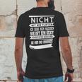 Flirte Nicht Mit Mir Mens Back Print T-shirt Funny Gifts